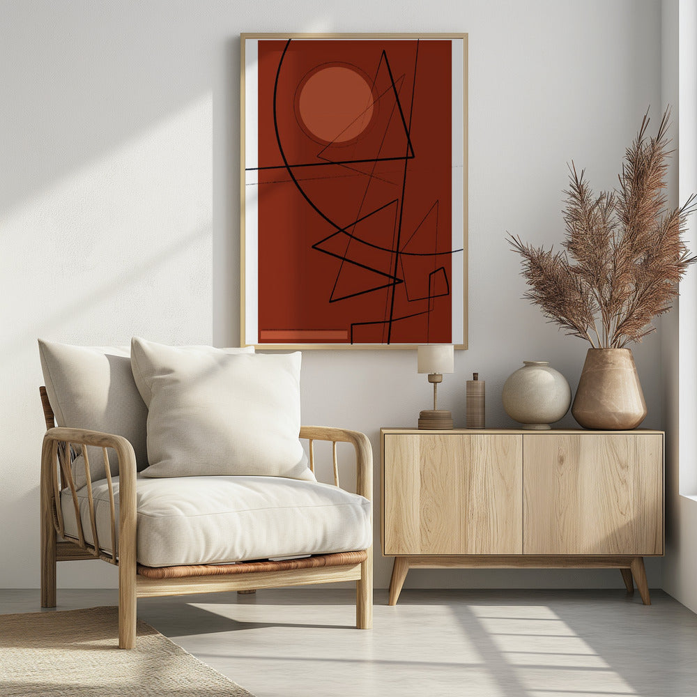 Angular lines No 21 Poster